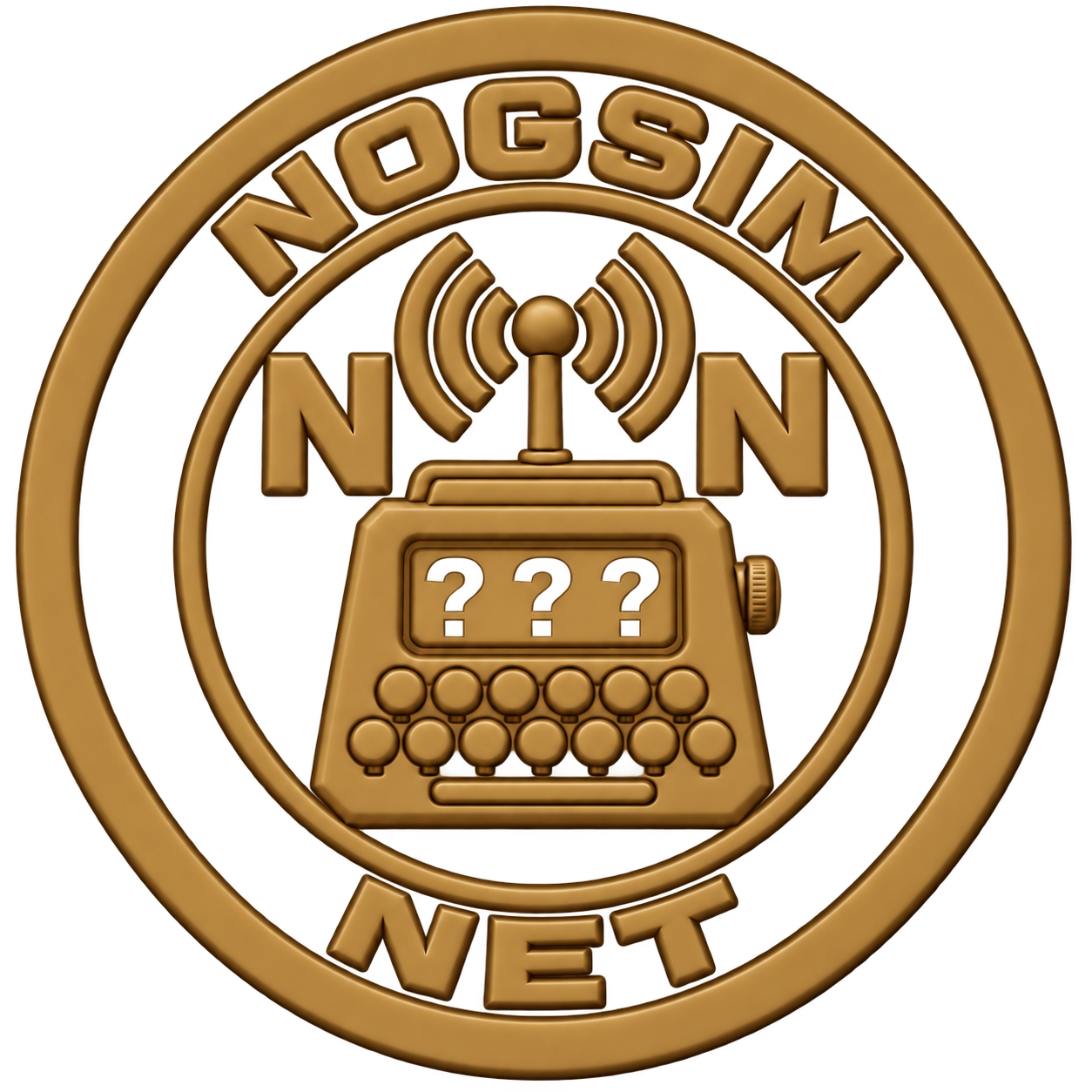 Jantarové logo NOGSIM NET